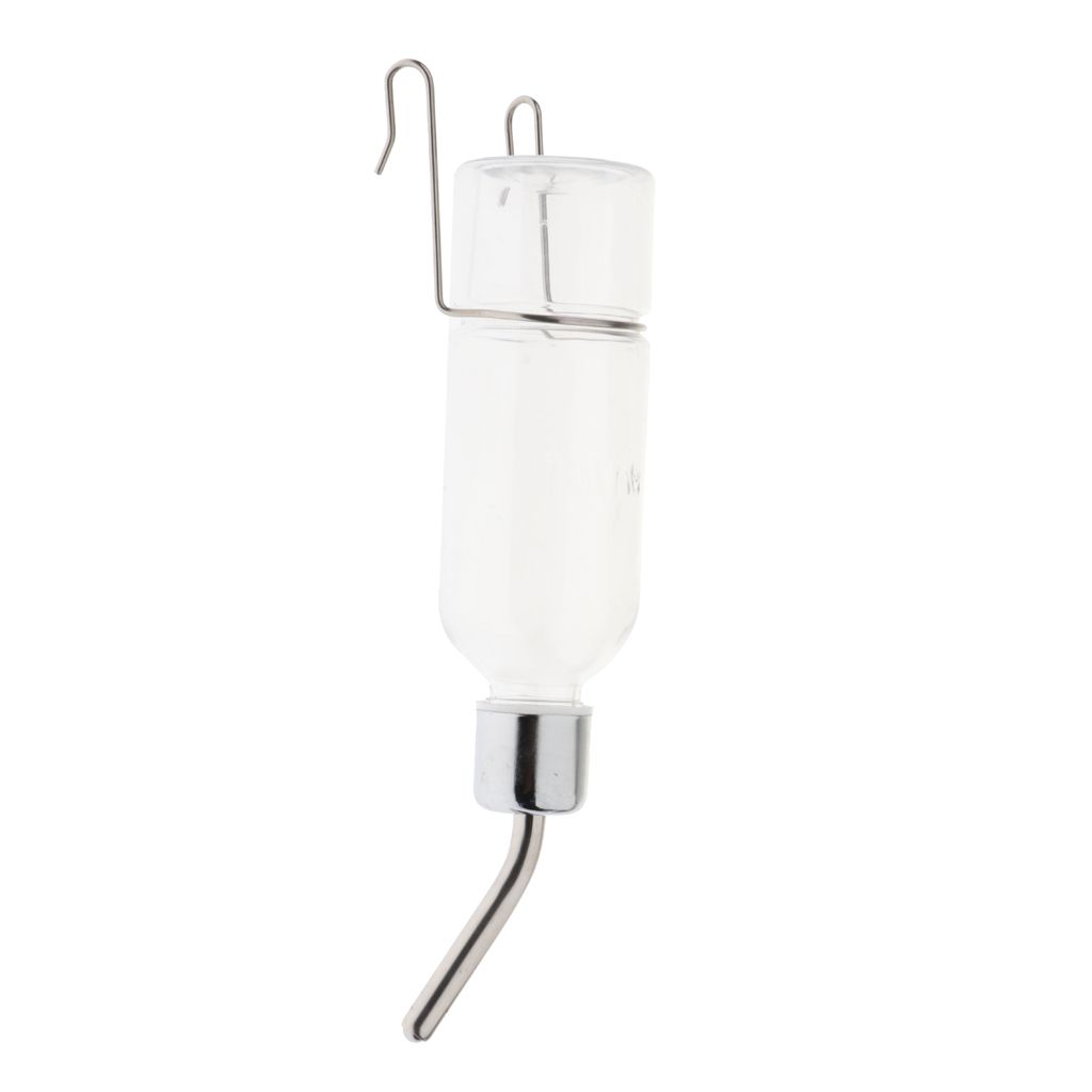 Bird Parrot Cage Water Drinker With Clips Waterer For Finch Canary S