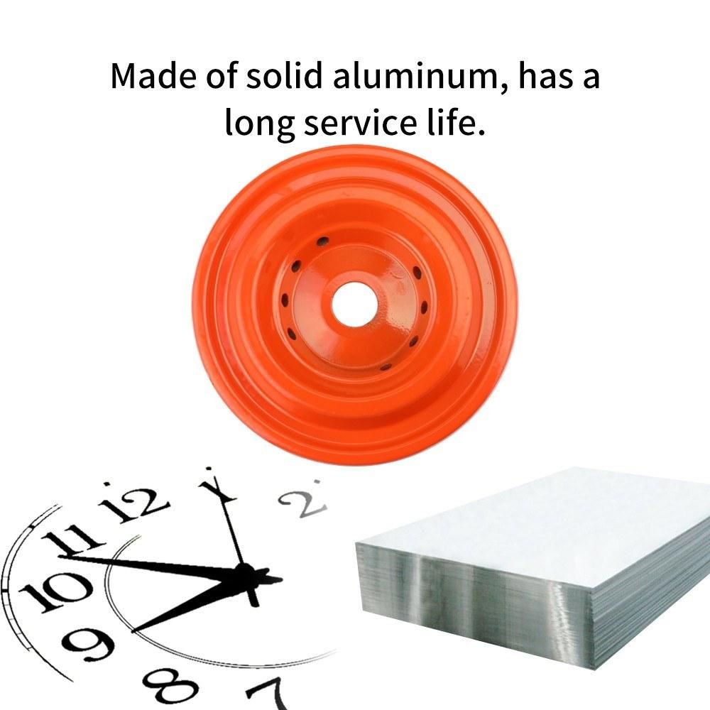Aluminum Grass Trimmer Top Brush Cutter Tops Strimmer Lawn Mower Accessory with 4 Trimmer Ropes