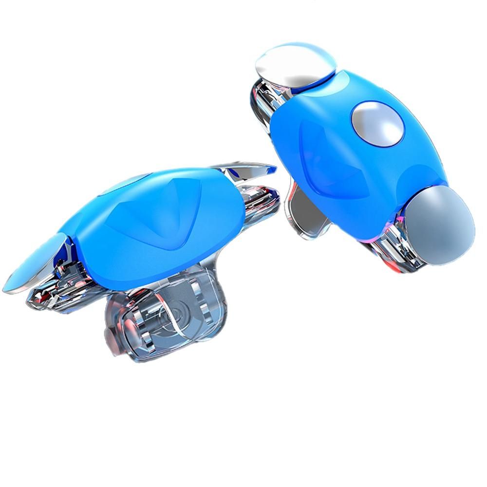 Mobile Phone Game Button Smart Phone Game A10 Mobile Game Controller Trigger Shooter for iPhone/Android / Pubg,Blue