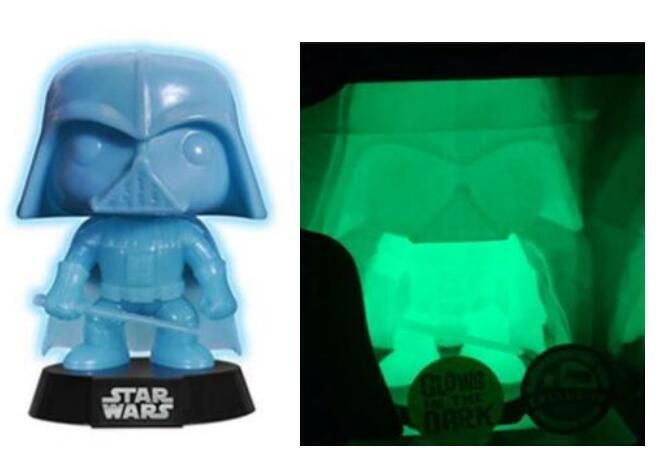 Star wars Darth Vader Glows in Dark Vinyl Figure Collection Model Toys