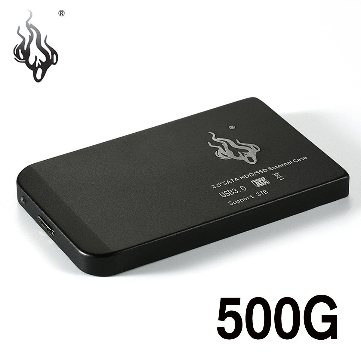 2.5'' SATA HDD SSD External Hard Drive USB 3.0 Mobile Hard Disk 500G/1T/2T 6Gbps