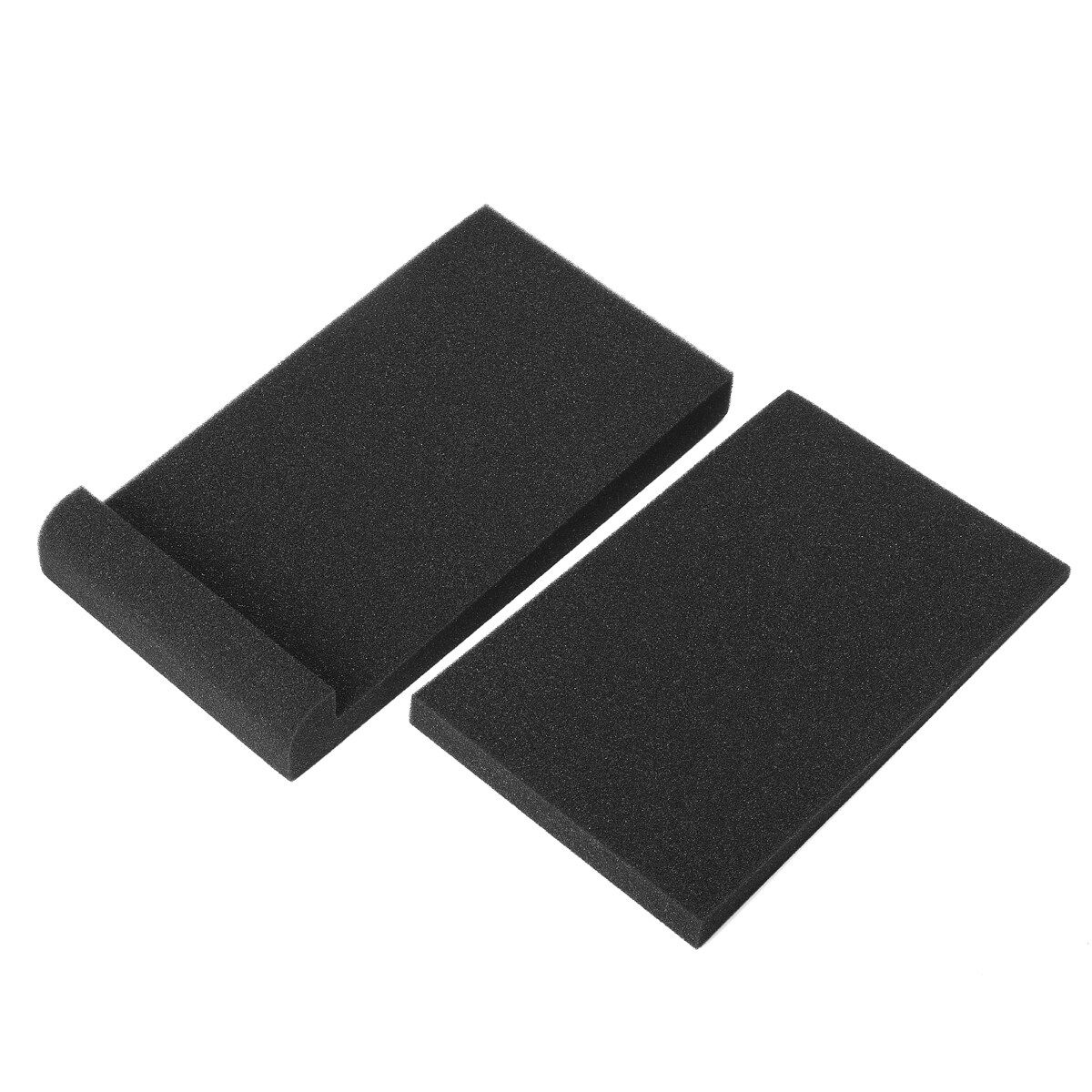 2Pcs Studio Speaker Acoustic Isolation Foam Pads Isolator 30x17x4cm