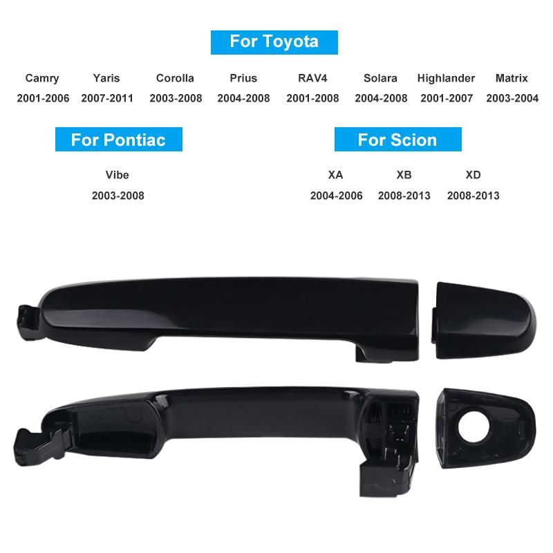 1 PCS Left   Right Outside Door Handle Exterior Door Handle For Toyota Camry Corolla For Pontiac Scion Car Outside Handle Bowl