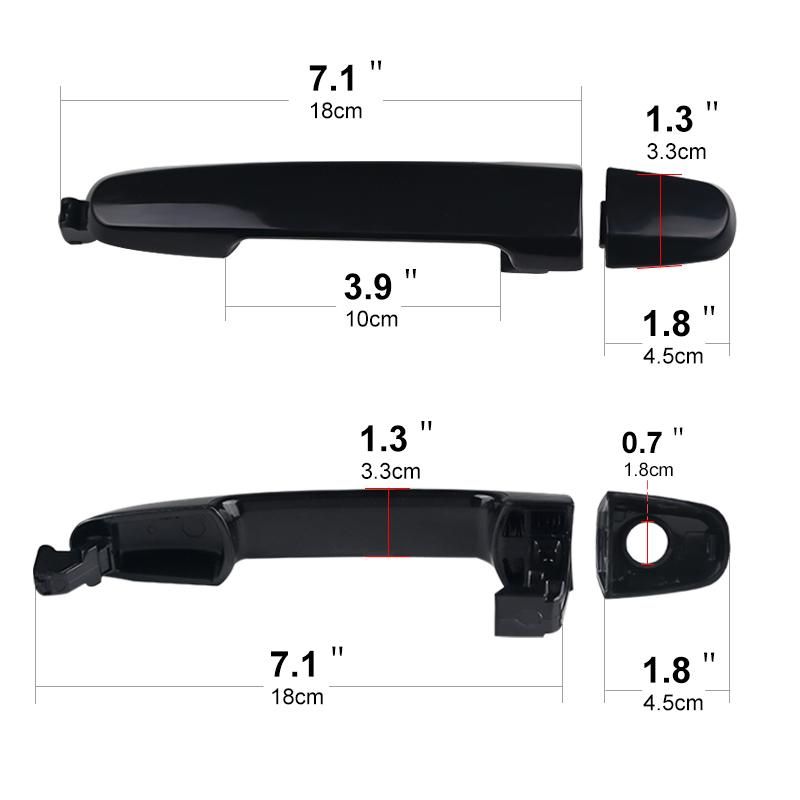 1 PCS Left   Right Outside Door Handle Exterior Door Handle For Toyota Camry Corolla For Pontiac Scion Car Outside Handle Bowl