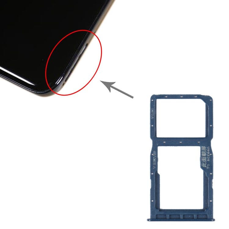 SIM Card Tray+Micro SD Card Tray For Huawei Nova 4e