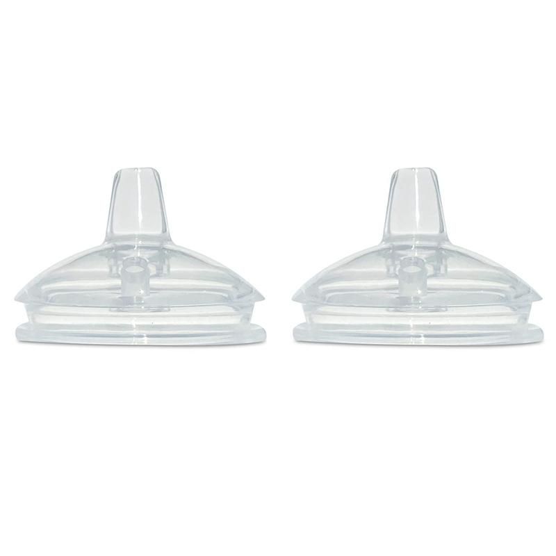 2pcs Sippy Spout Nipples for Baby and for Baby Easy To Clean Spill-Proof 7CM Diameter