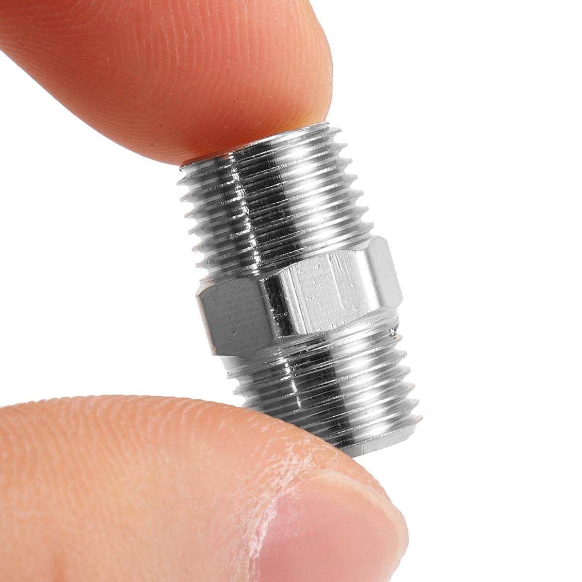 3 Pcs Paintball Air Hose Pipe Fitting Male 1/8" NPT Double Threads