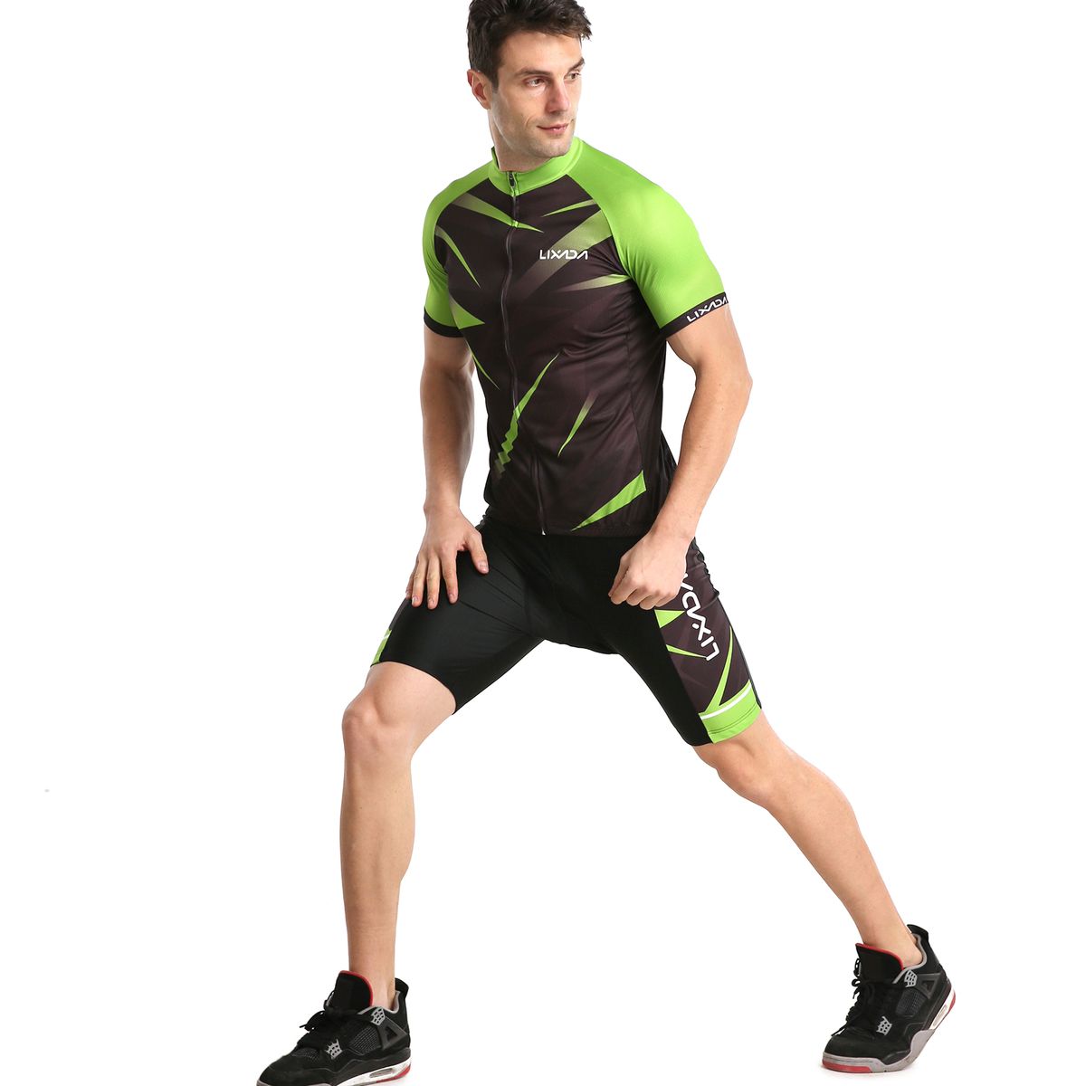 Men Cycling Jersey Breathable Short Sleeve Bike