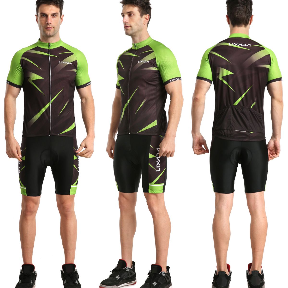 Men Cycling Jersey Breathable Short Sleeve Bike