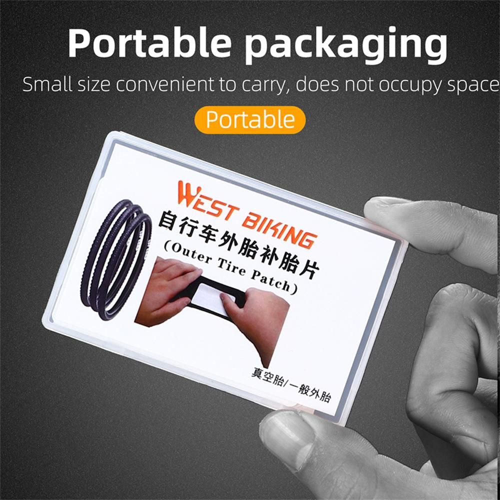 3Pcs Glueless Bike Tire Repairing Pads Kit Road Bike Cover Tire Puncture Repairing Tools Set Cycling Quick Tyre Patch Piece
