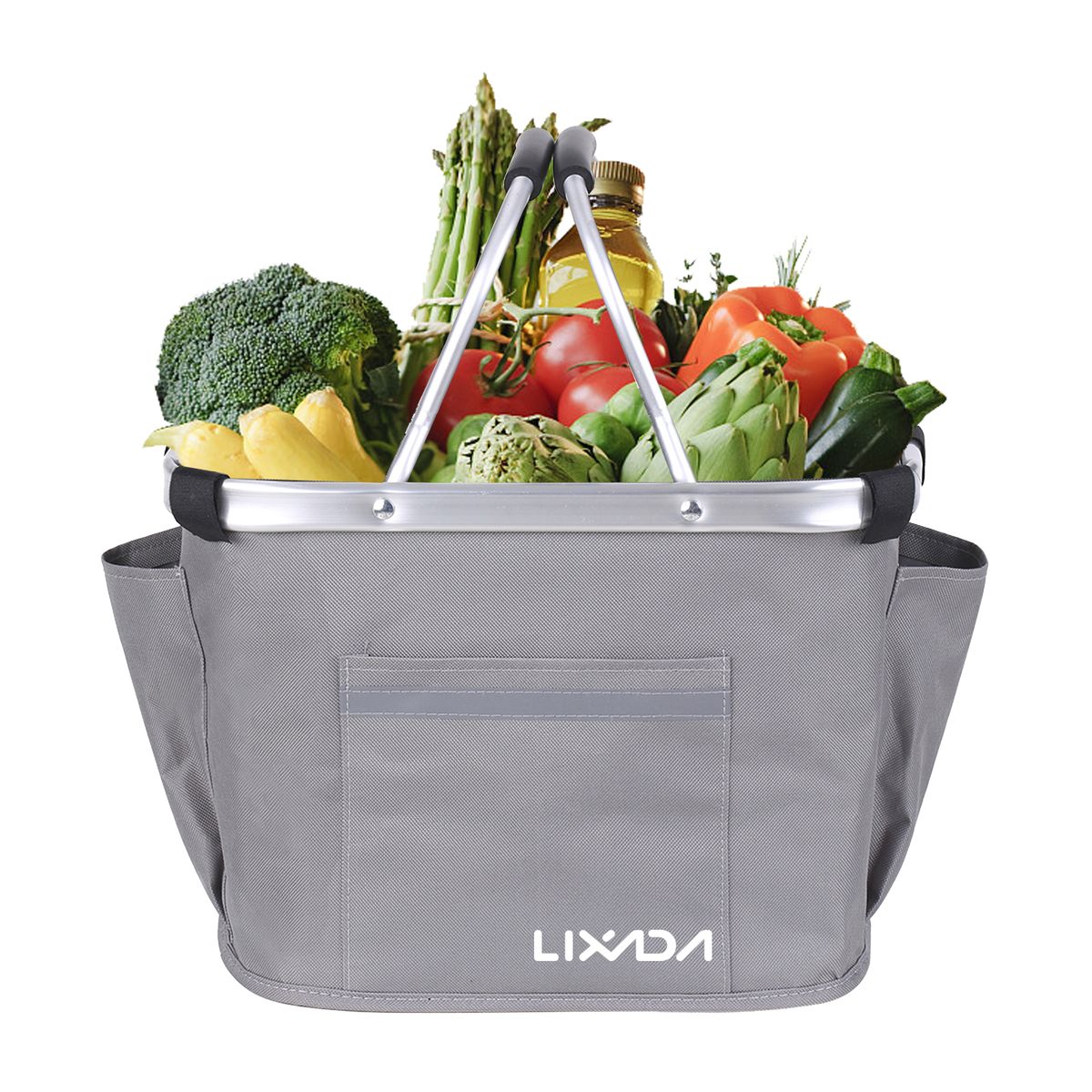 Lixada Collapsible Bike Basket Bicycle Handlebar Front