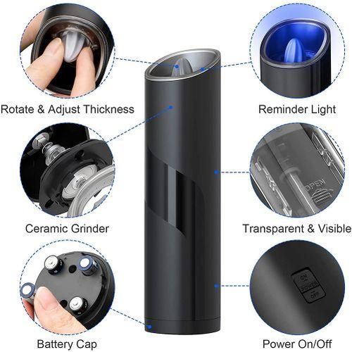 Electric Salt And Pepper Grinder Set, Gravity
