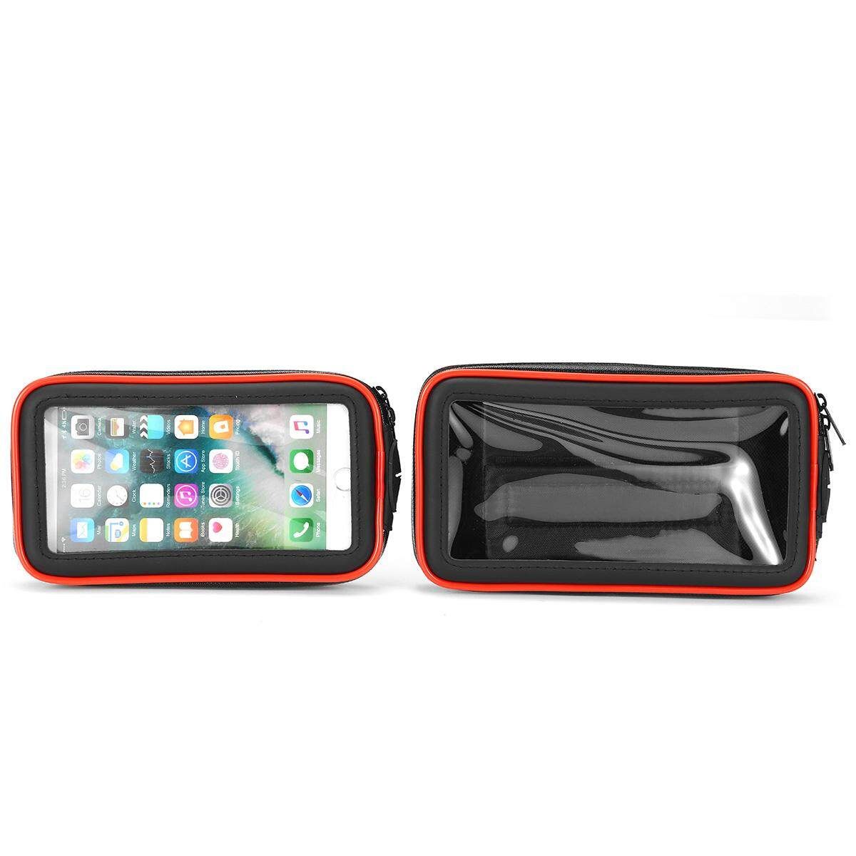 4-6.5'' Bicycle Phone Holder 360° Motorcycle Bike Handlebar Mount Case For Phone-L Black