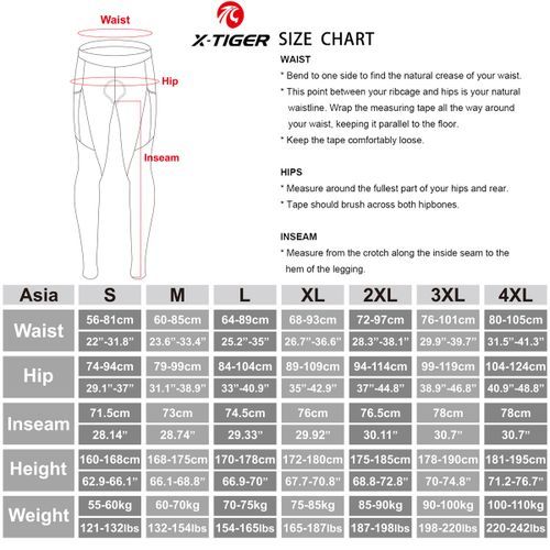Padded MTB Road Bike Tights With 2-Pockets Breathable Cycling Long Leggings Bib Cycling Pants