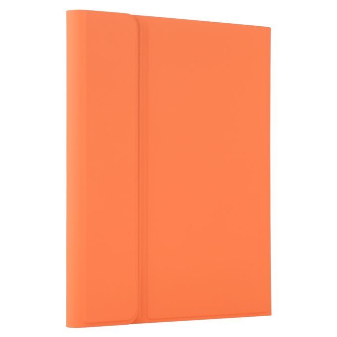 TG11B Detachable Bluetooth Yellow Keyboard + Microfiber Leather Protective Case For IPad Pro 11 Inch (2020), With Pen Slot & Holder (Orange)