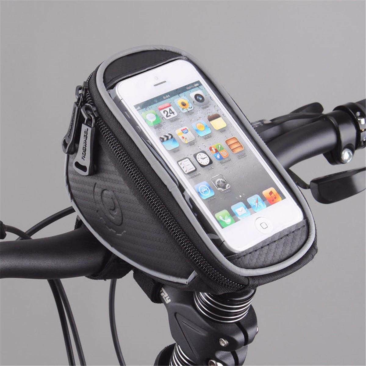 Waterproof Motorcycle Motorbike Handlebar Mount Holder Phone GPS Case Bag S/M/L M Code