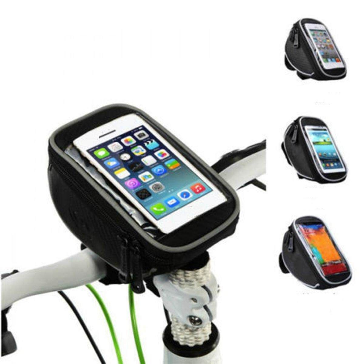 Waterproof Motorcycle Motorbike Handlebar Mount Holder Phone GPS Case Bag S/M/L M Code