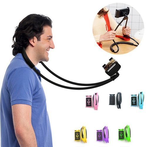 Multifunctional Design Flexible Bracket Phone Stand Holder Car Bed Neck Holder