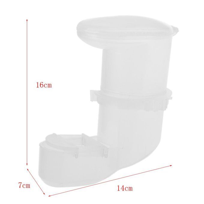 Bird Feeder Automatic Food Water Feeding Drinker Parrot Clip Dispenser