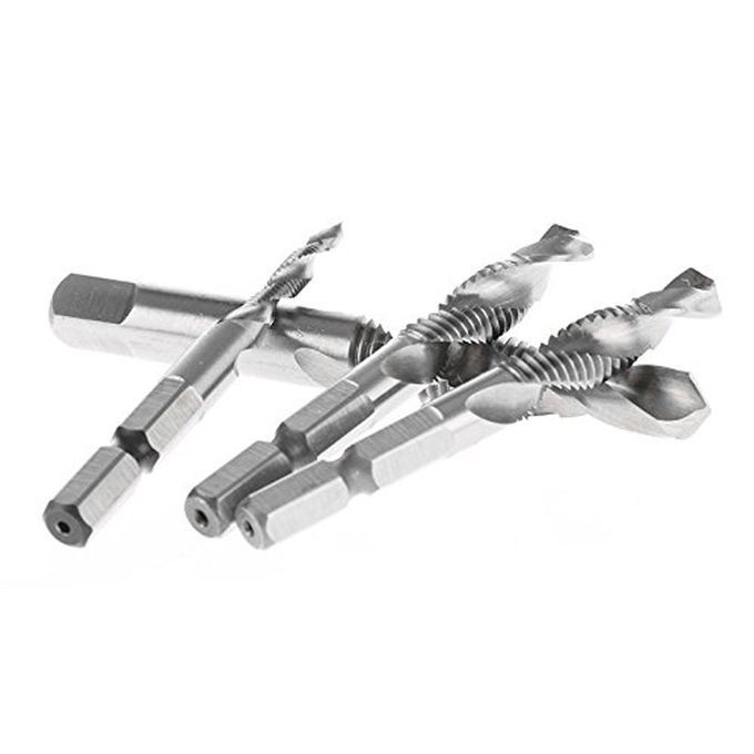 HSS High Speed Steel Thread Spiral Screw Drill Bits
