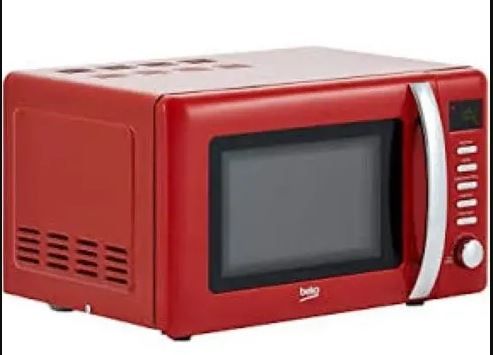 Solo Retro Microwave - 20l- 800w - Red