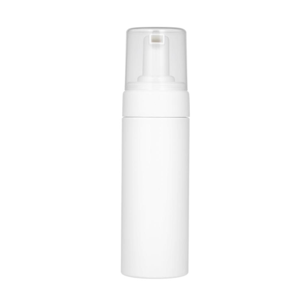 1pc 150ML(5.2oz) Foam Bottle Mousse Soap Foaming Pump Bottle Plastic White Empty Refillable Portable Travel