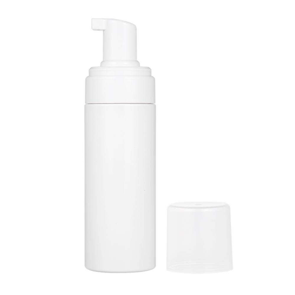 1pc 150ML(5.2oz) Foam Bottle Mousse Soap Foaming Pump Bottle Plastic White Empty Refillable Portable Travel