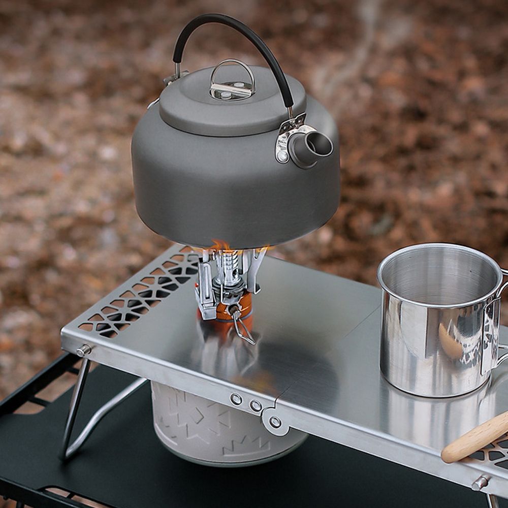 Stainless Steel Outdoor Camping Table Lightweight Folding
