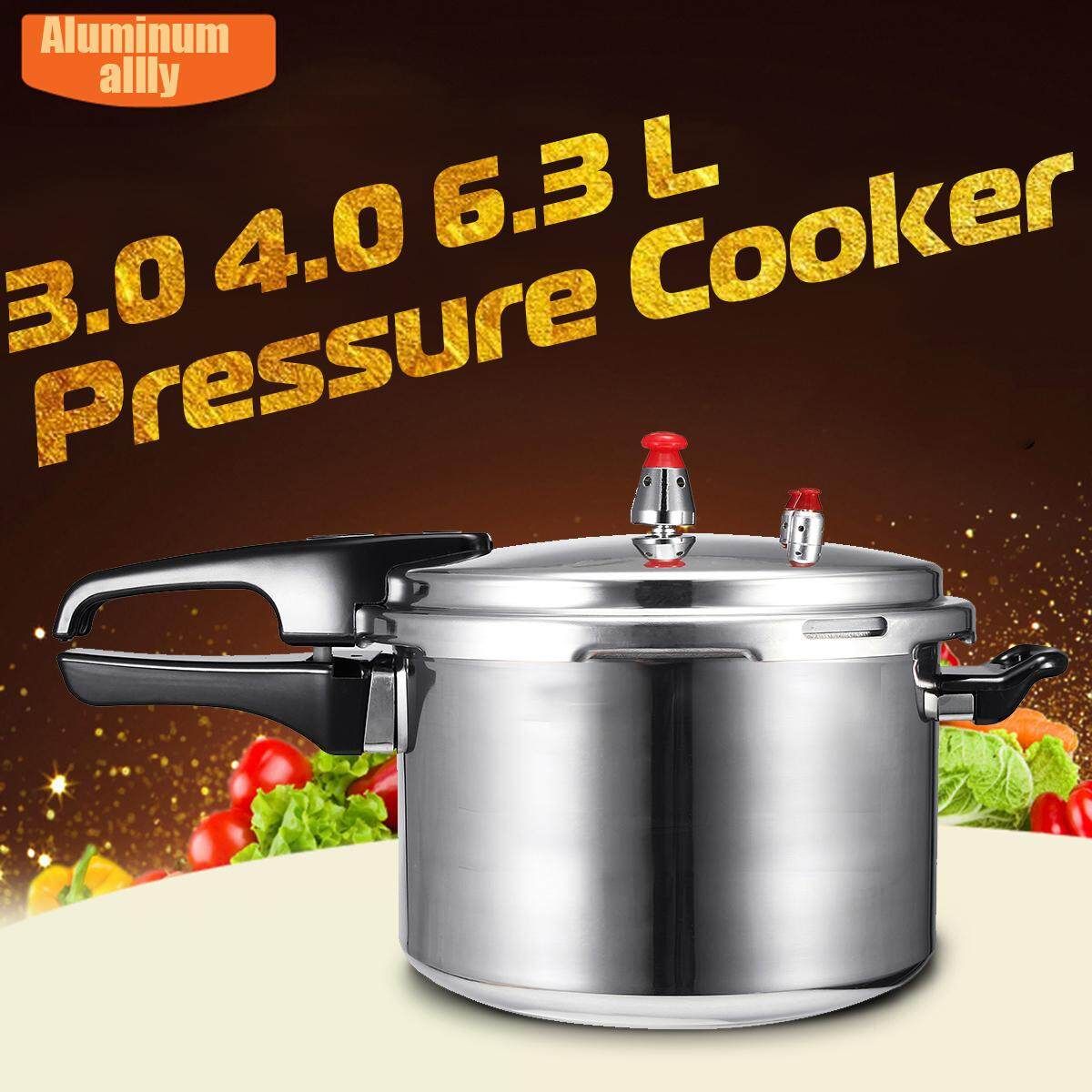 22cm Aluminium Commercial Grade Cooker 3/4/6.3 Litre 3 Style Kitchen Tools General Purpose 18cm For Gas Of Electromagnetic Furnace