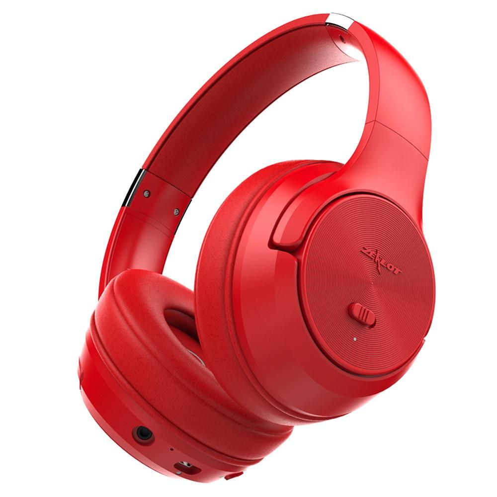 ZEALOT B36 Red Bluetooth Headset earphone Wireless Headphones Stereo Foldable Sport Earphone Microphone headset Handfree,FM and support SD card with mic with microphone Deep bass.