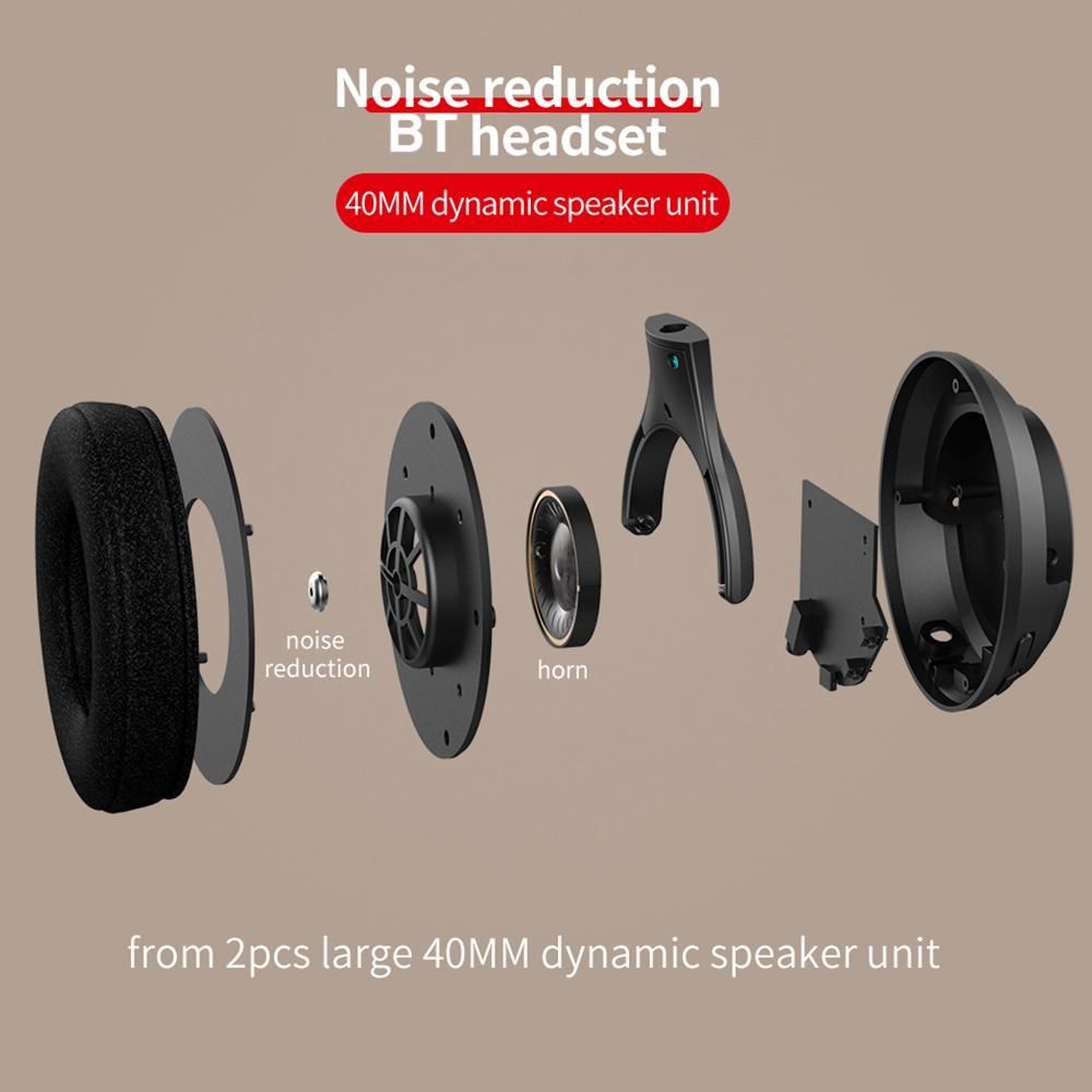 ZEALOT B36 Red Bluetooth Headset earphone Wireless Headphones Stereo Foldable Sport Earphone Microphone headset Handfree,FM and support SD card with mic with microphone Deep bass.