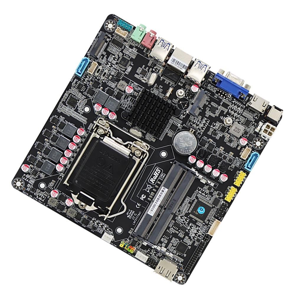 H510 ITX Industrial Control Motherboard for Intel 10/11 Core I7/I5/I3 CPU DDR4 2400MHZ 2 Channel Windows10 No GPU Slot