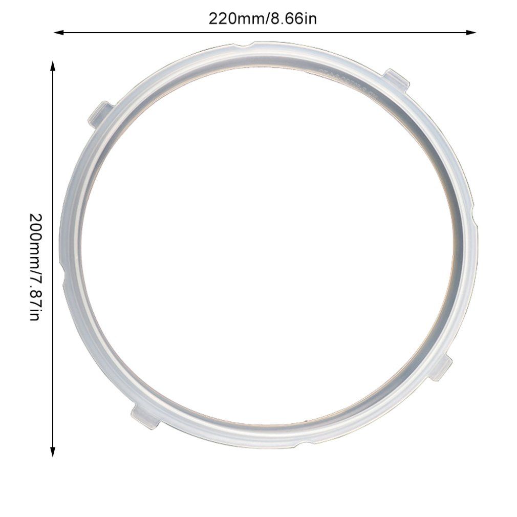 Applicable For The United States Electric Pressure Cooker Sealing Ring-Transparent-3L/4L