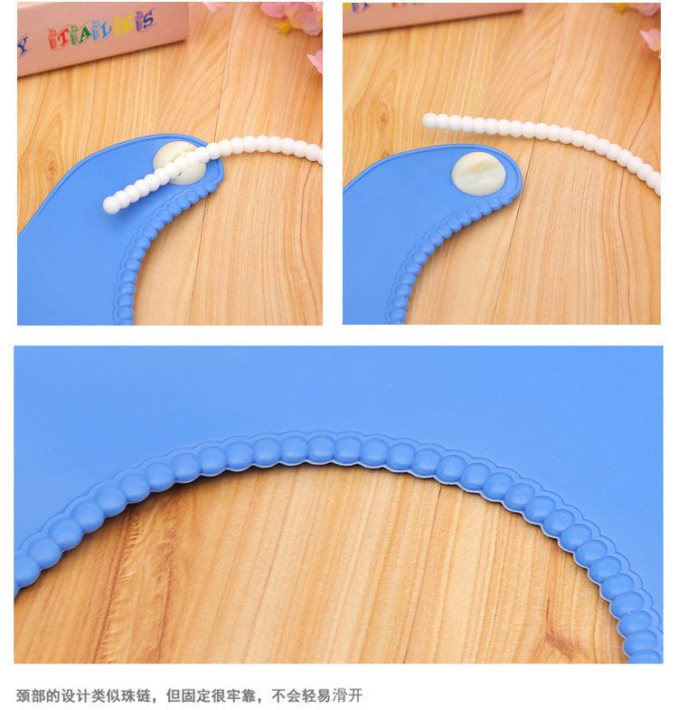 Silicone Bib For Wash Free Baby（3 Pcs）