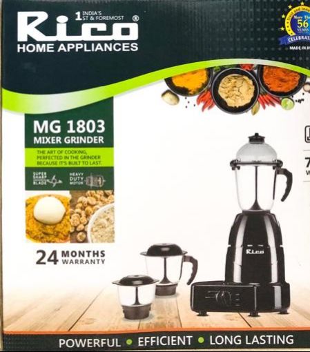 1.5l Blender Mixer & Grinder- Heavy Duty Motor-750Watts