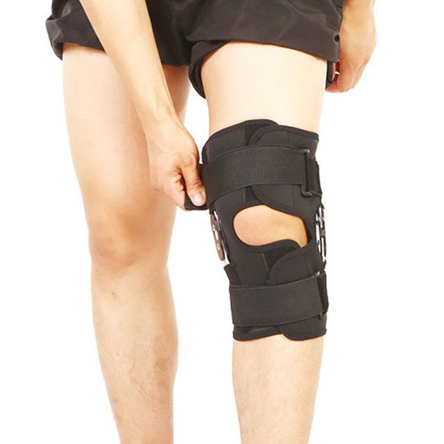 Aluminum Alloy Bracket Belt Compression Support Knee Pad