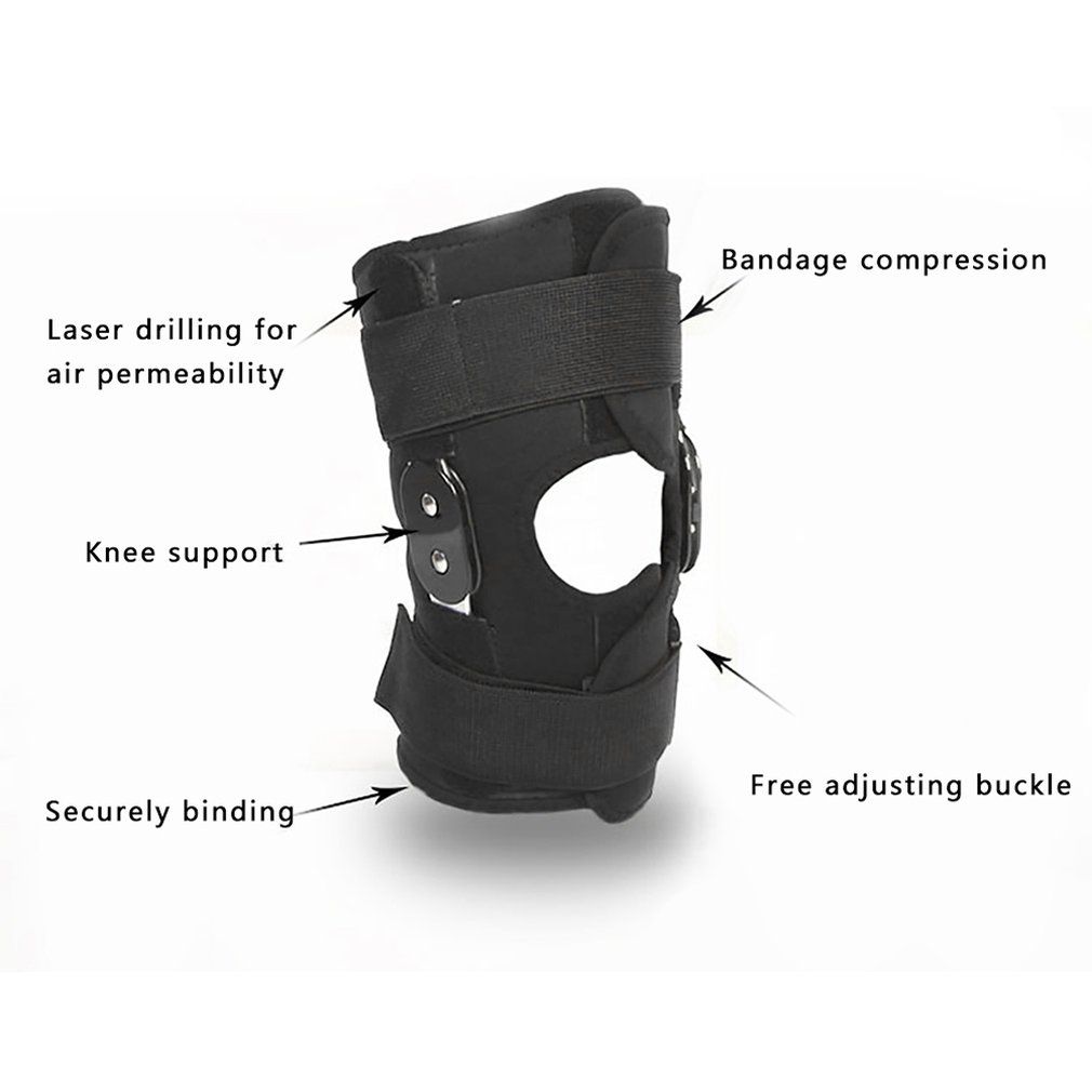 Aluminum Alloy Bracket Belt Compression Support Knee Pad