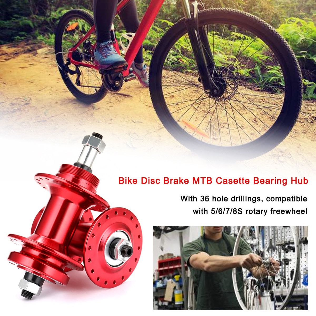 Bicycle Mountain Bike Aluminum Alloy Disc Brake MTB Casette