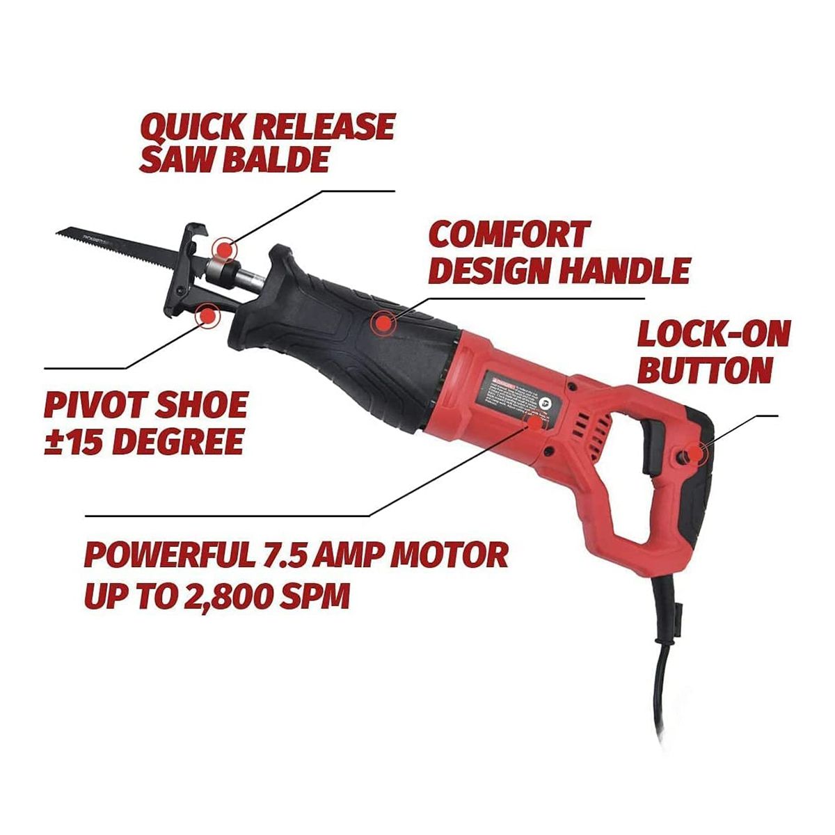 7.5A Reciprocating  2800SPM No-load Speed Reciprocating