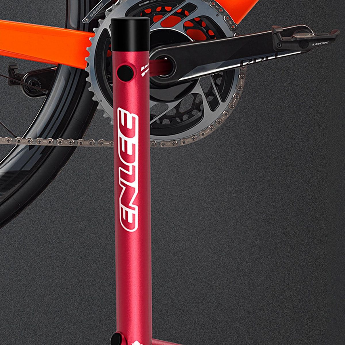 Bike Work Stand Folding Type Mountain Road Bike Rack Gadget Red