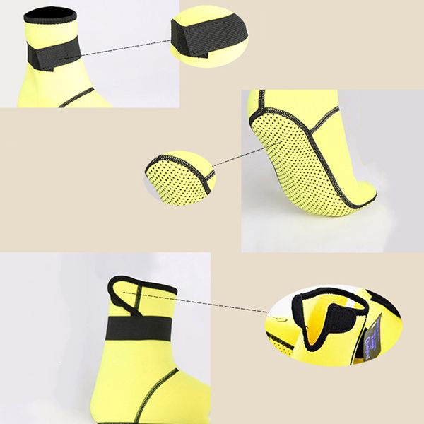 1pair Swimming Surfing Socks Thicken Breathable Hi Neoprene