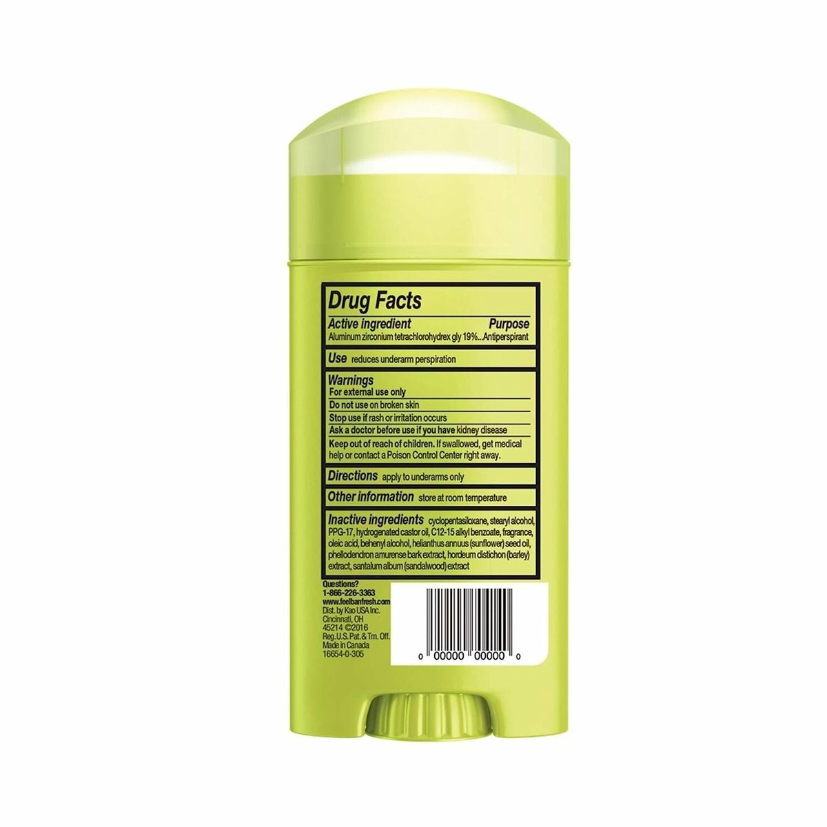 Ban Shower Fresh  Invisible Solid  Antiperrant Deodorant