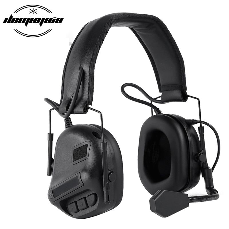 Tactical Helmet Wearing Version Ear PTT Headset Hunting