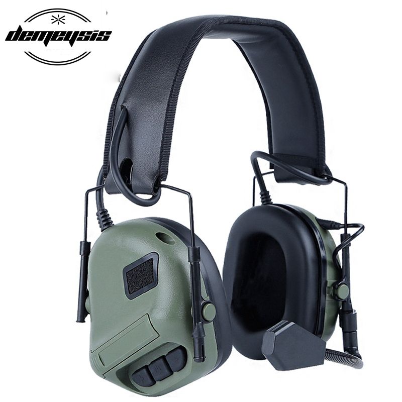 Tactical Helmet Wearing Version Ear PTT Headset Hunting