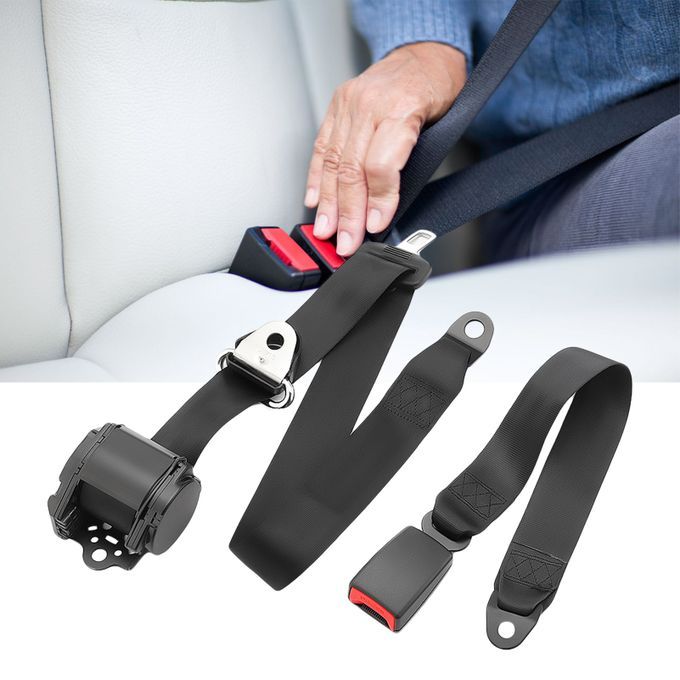 Seat Belt Protective Adjustable Polyester Quick-Black