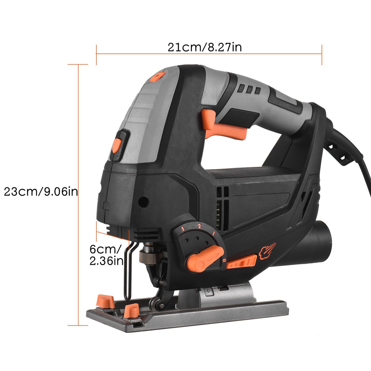 800W 6.7A Electric Jigsaw 3000SPM Variable Speed Jig Saw