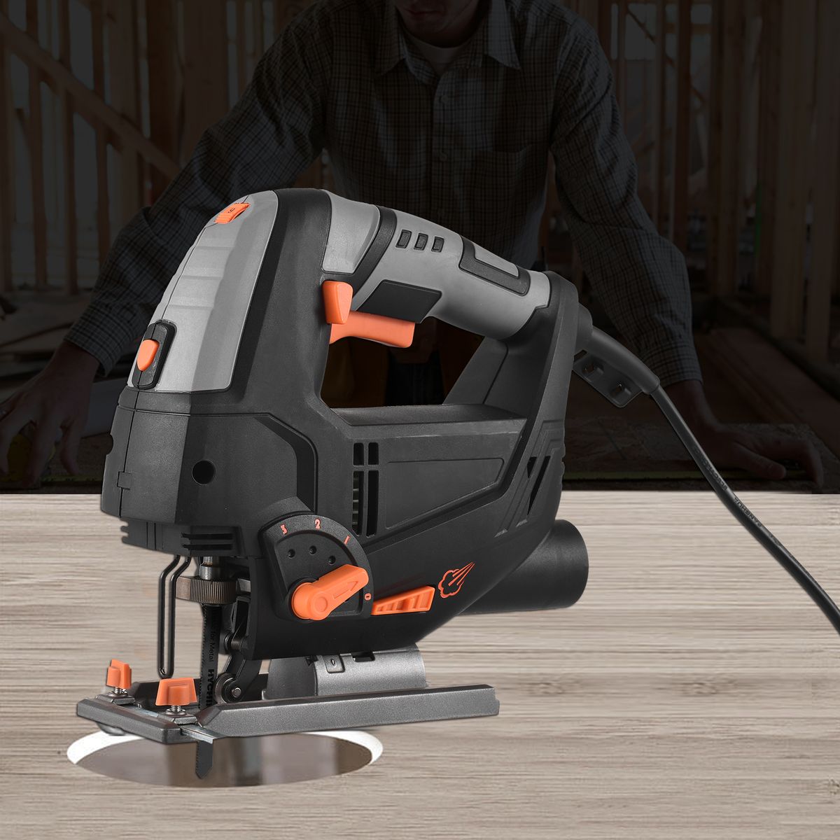 800W 6.7A Electric Jigsaw 3000SPM Variable Speed Jig Saw