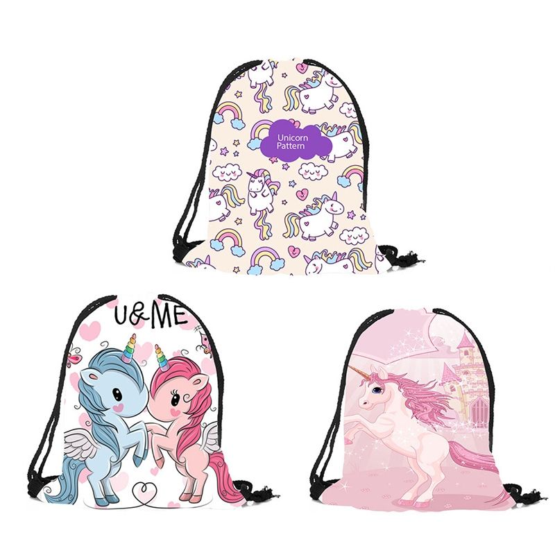 Cute Kid Baby Unicorn Pattern Sport Bags Swimming Bags Gym