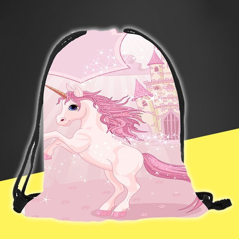 Cute Kid Baby Unicorn Pattern Sport Bags Swimming Bags Gym