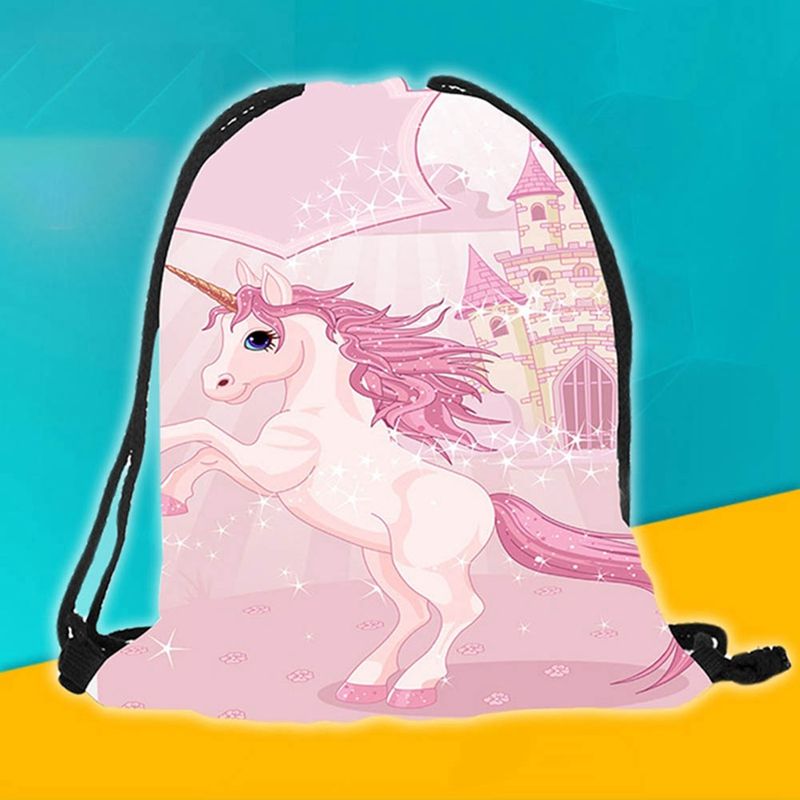 Cute Kid Baby Unicorn Pattern Sport Bags Swimming Bags Gym